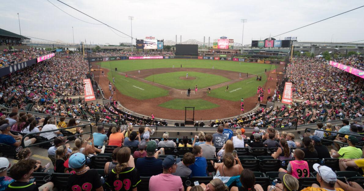 Party Animals Bring ‘Banana Ball’ Spectacle to Louisville Slugger Field