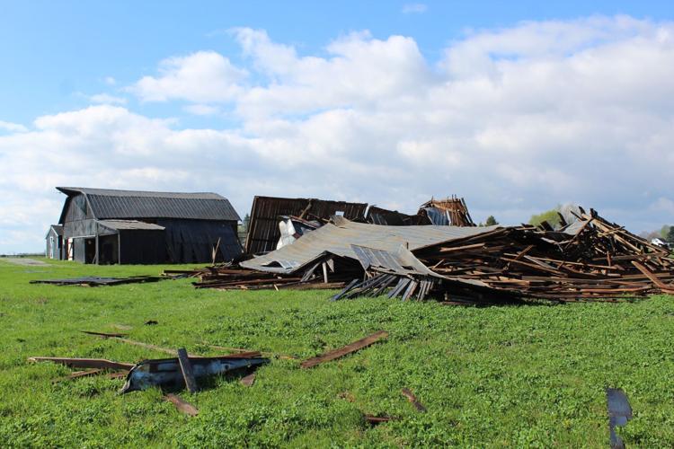 Tornado damages many barns and downs numerous trees in county (copy ...