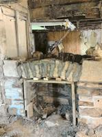 Rebuilding Stidger fireplace
