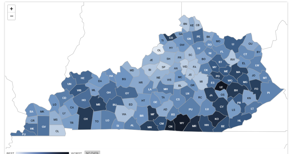 Kentucky teen birth rate among highest in US
