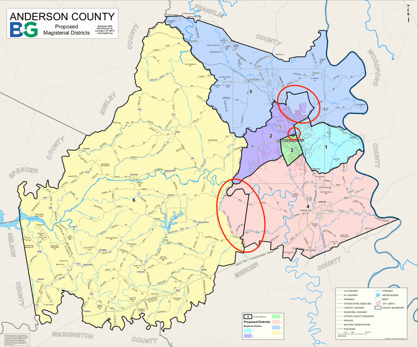What to know about recent reapportionment of Anderson County magisterial  lines | The Anderson News | pmg-ky1.com