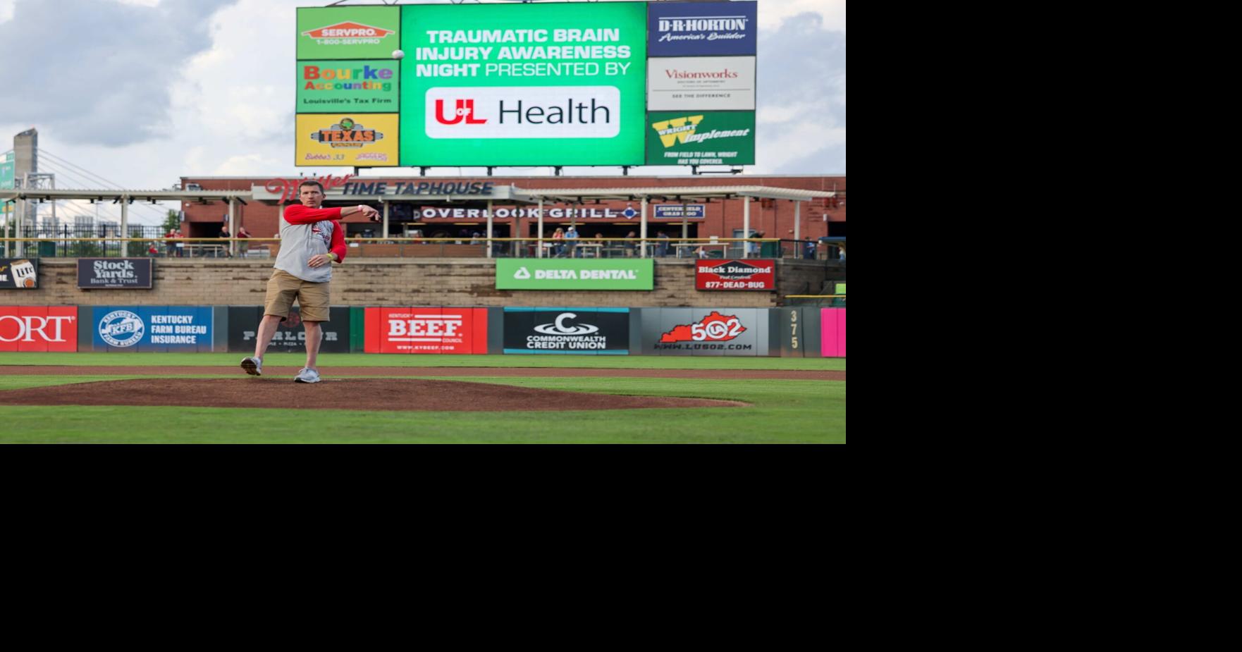 Louisville Bats honor Crestwood TBI survivor with first pitch throw ...