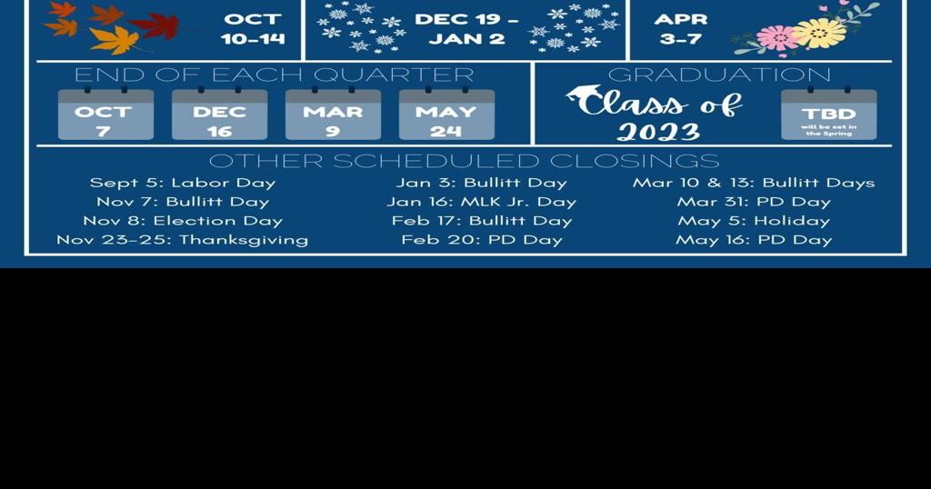 Bullitt County Public Schools dates to know | Pioneer News | pmg-ky1.com