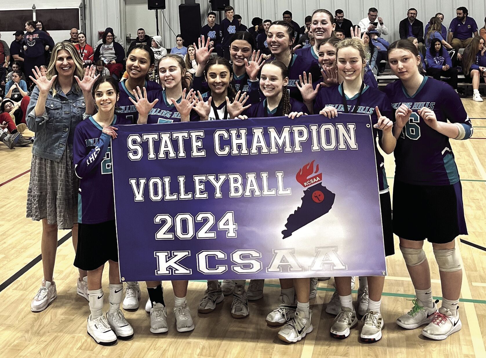 Rolling Hills Christian Academy Claims 10th State Volleyball Title Amid School Closure