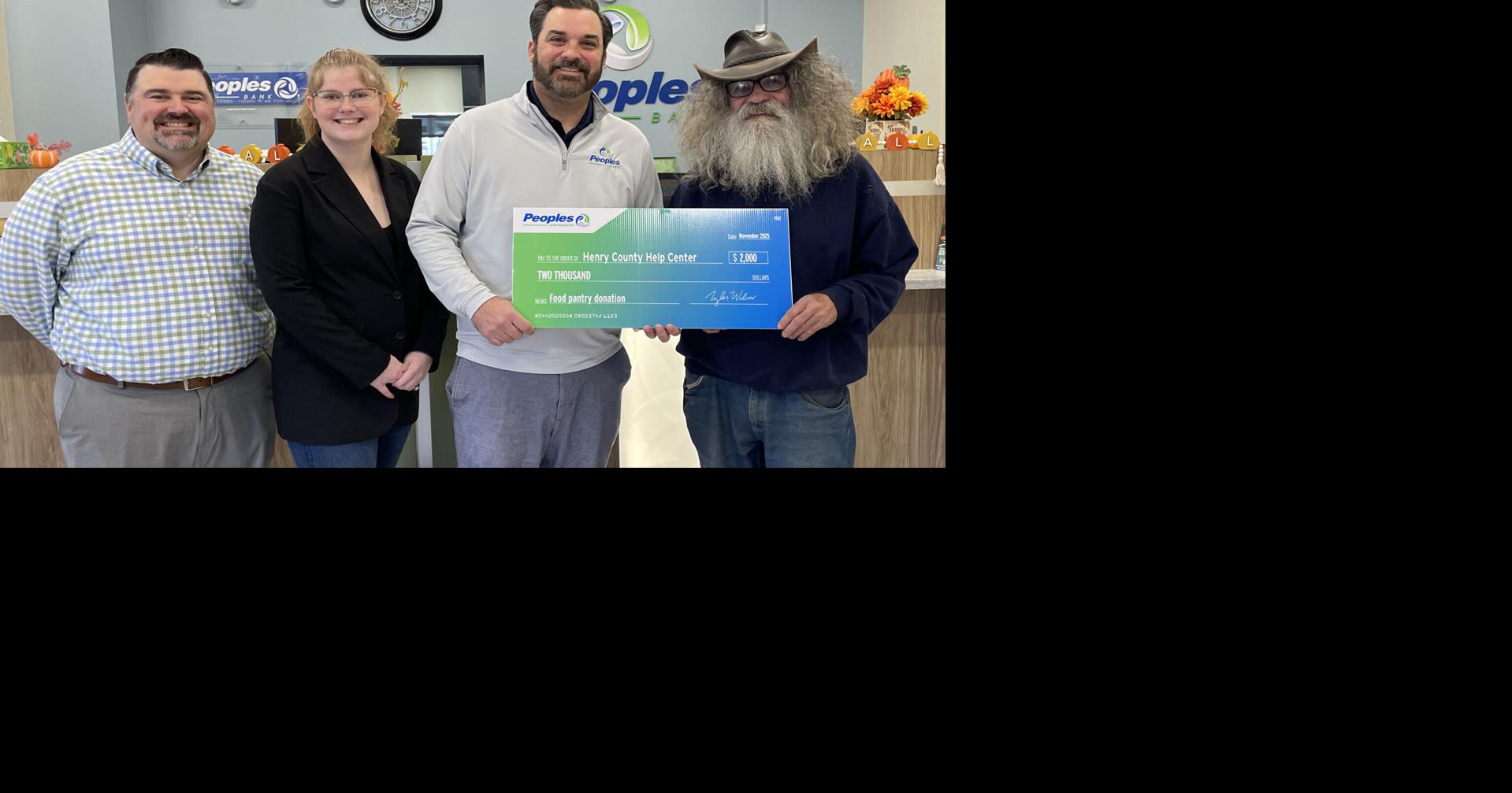 Bank continues to support Henry County Help Center