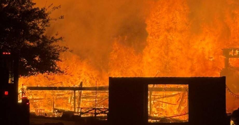 ‘All hands on’ blaze at Crestwood lawn care business