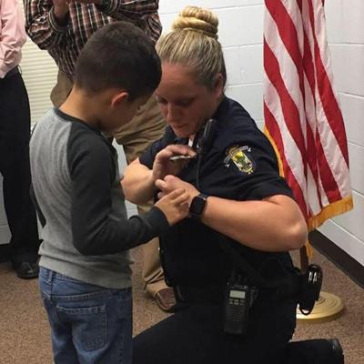 Laura Boehm creates an atmosphere of compassion and understanding to the Shelbyville Police Dept.