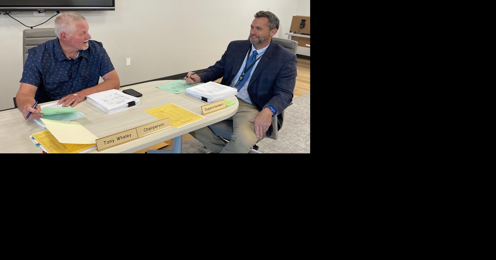 School board welcomes Superintendent Josh Blevins