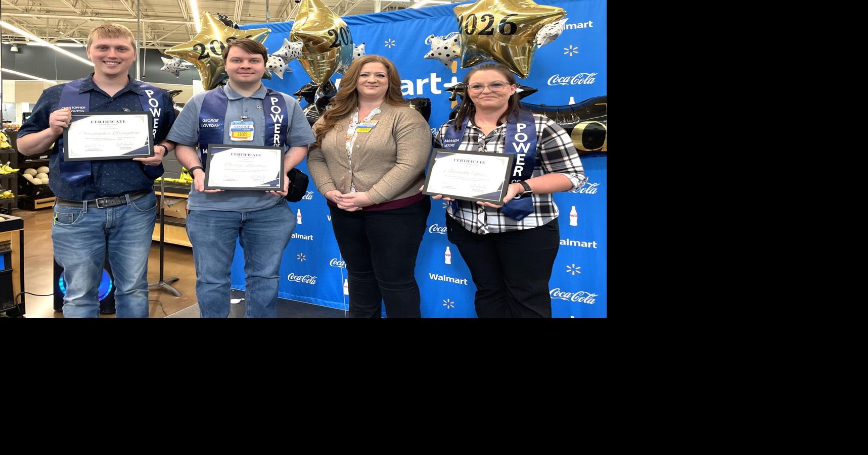 La Grange Walmart celebrates three Power of 3 graduates