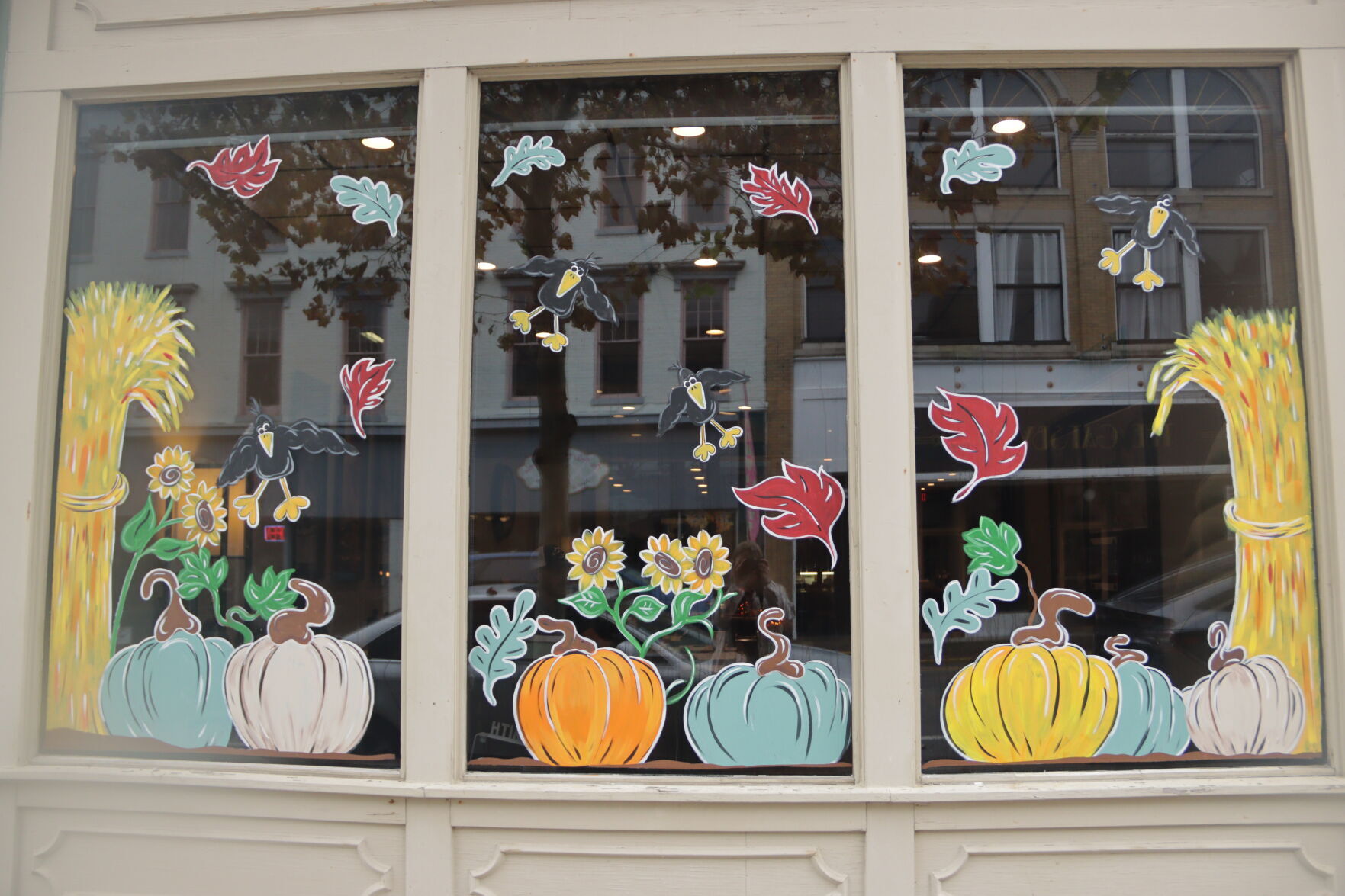Pottery Display Window Downtown Shelbyville businesses spice up window displays for autumn ...
