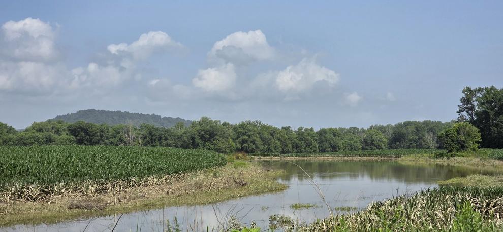 Flood waters receding