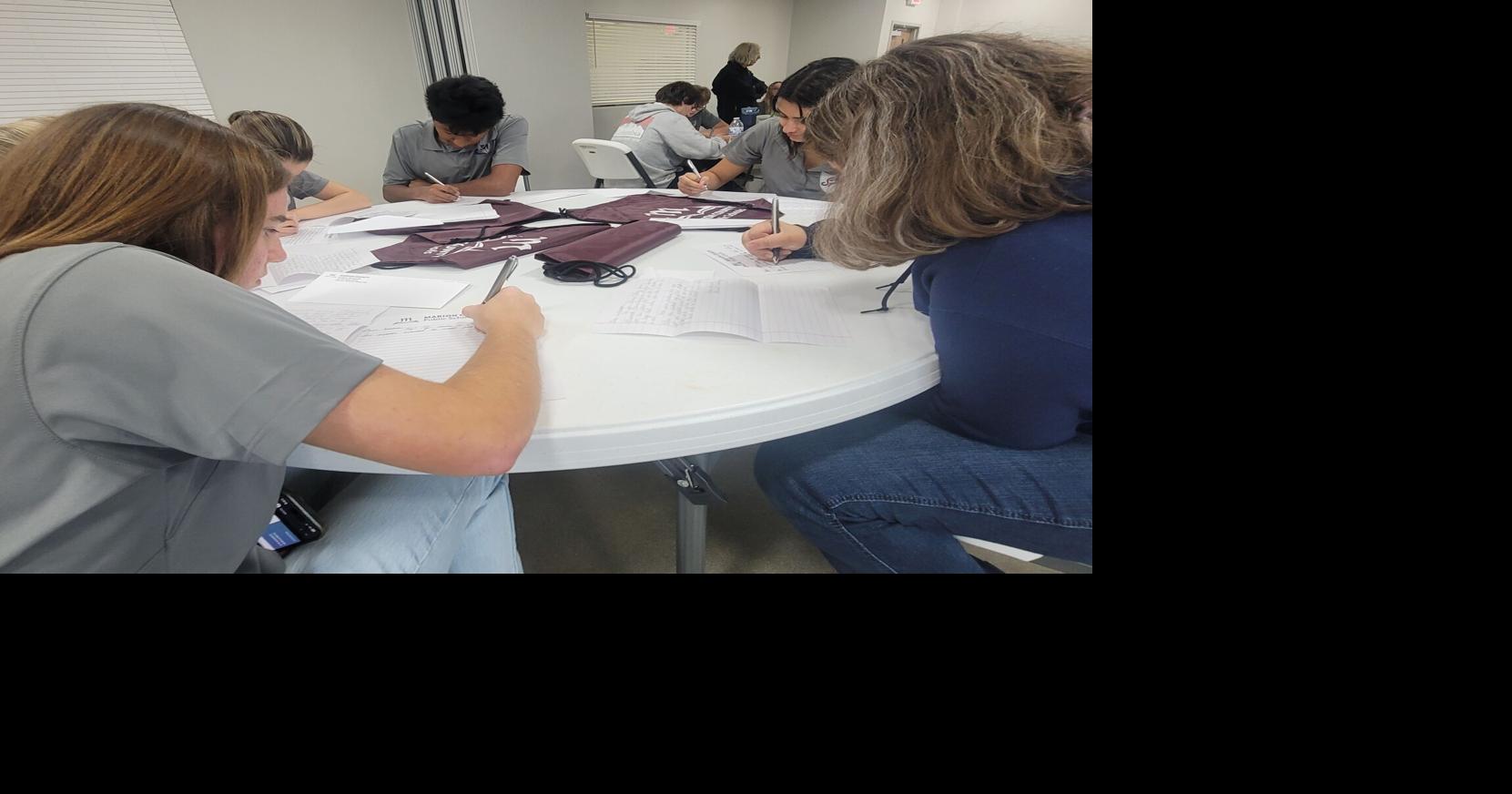 Fifth graders getting extra cursive practice through Student Ambassador ...