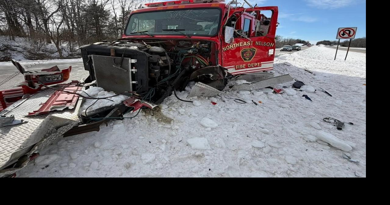 Chief injured, NE Nelson Fire truck totaled in Thursday accident | News ...