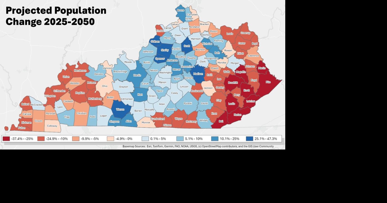 Local population growth projected