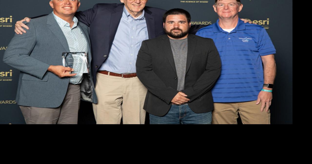 Lebanon Water Works honored with Special Achievement in GIS Award