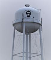 Water tower nears completion
