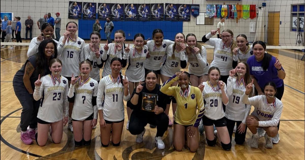 Bardstown Middle School volleyball teams sweep MKAC titles