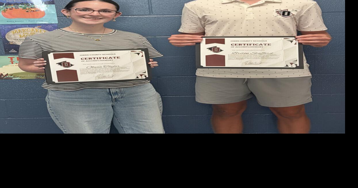 Taylor, Stafford named governor's scholars