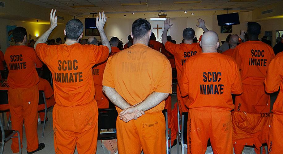 Finding new life 38 inmates baptized at Kershaw prison The Lancaster