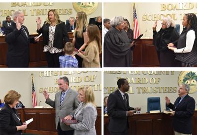 School Board members sworn in; officers elected | The News & Reporter ...