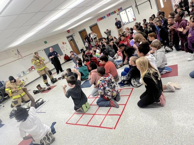 Pageland Fire and High Point Fire departments visit local schools