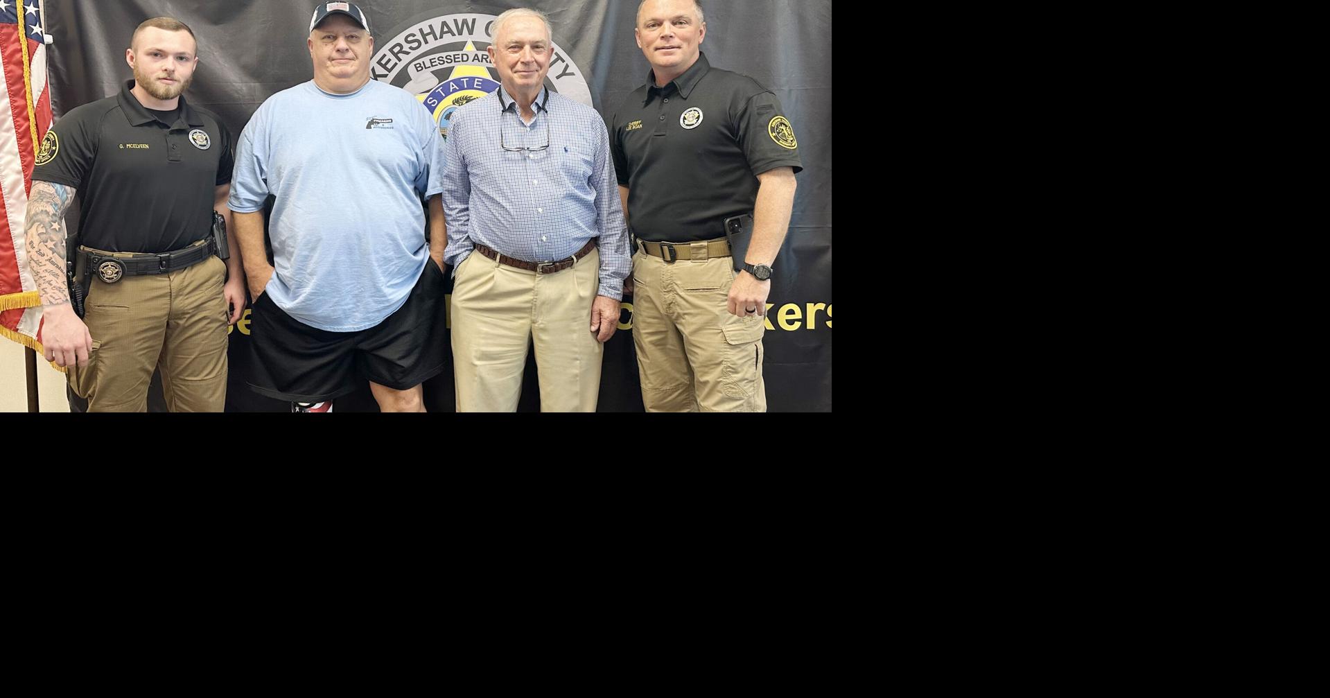 KCSO honors men who assisted deputy with arrest Camden