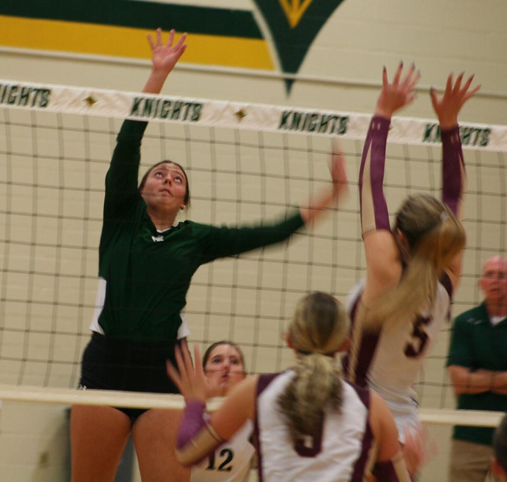 Lady Knights dig in; close out Buford in 3