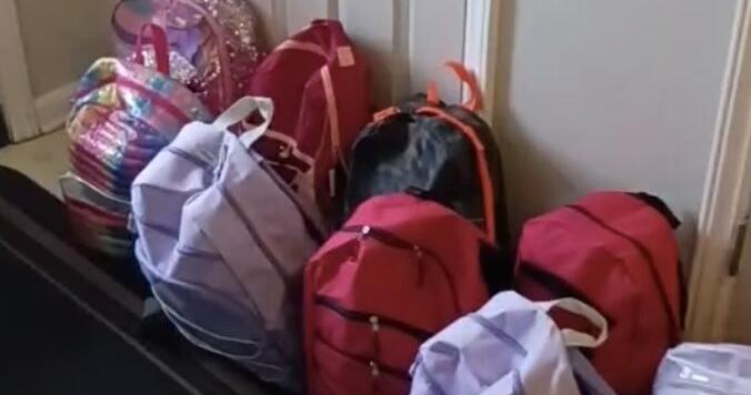 Campbell adds backpacks to her giving roster