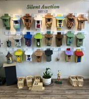 City Gallery hosts birdhouse auction for animal shelter