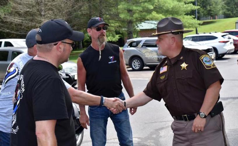 7 Sheriff Kemp greets group
