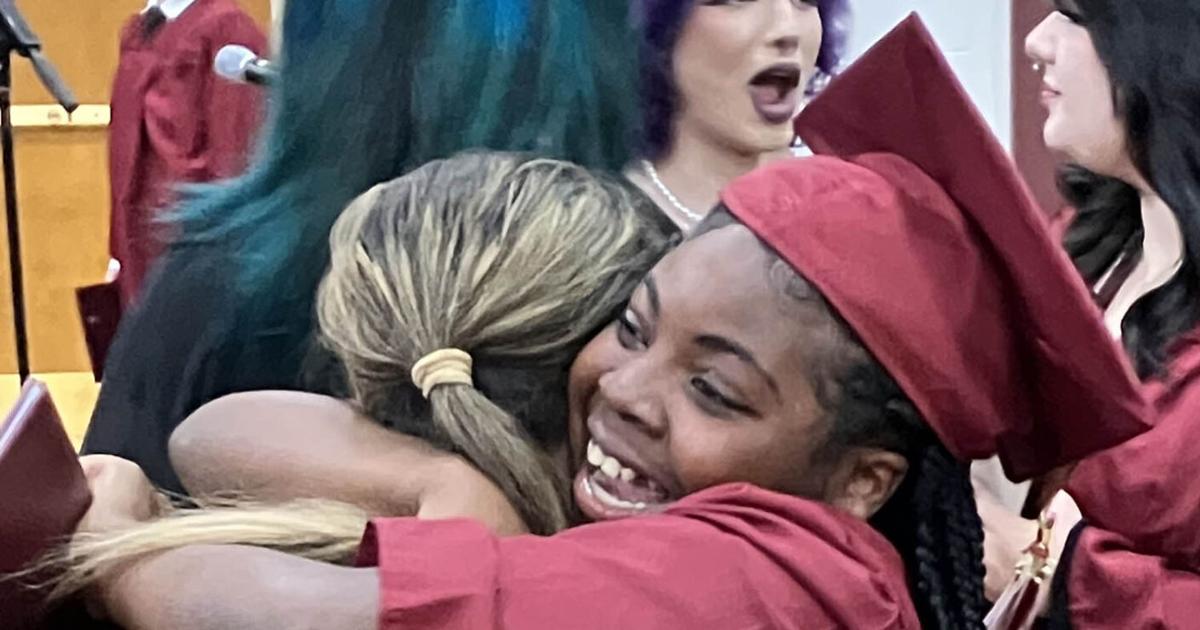 Indoor graduation still sunny for seniors