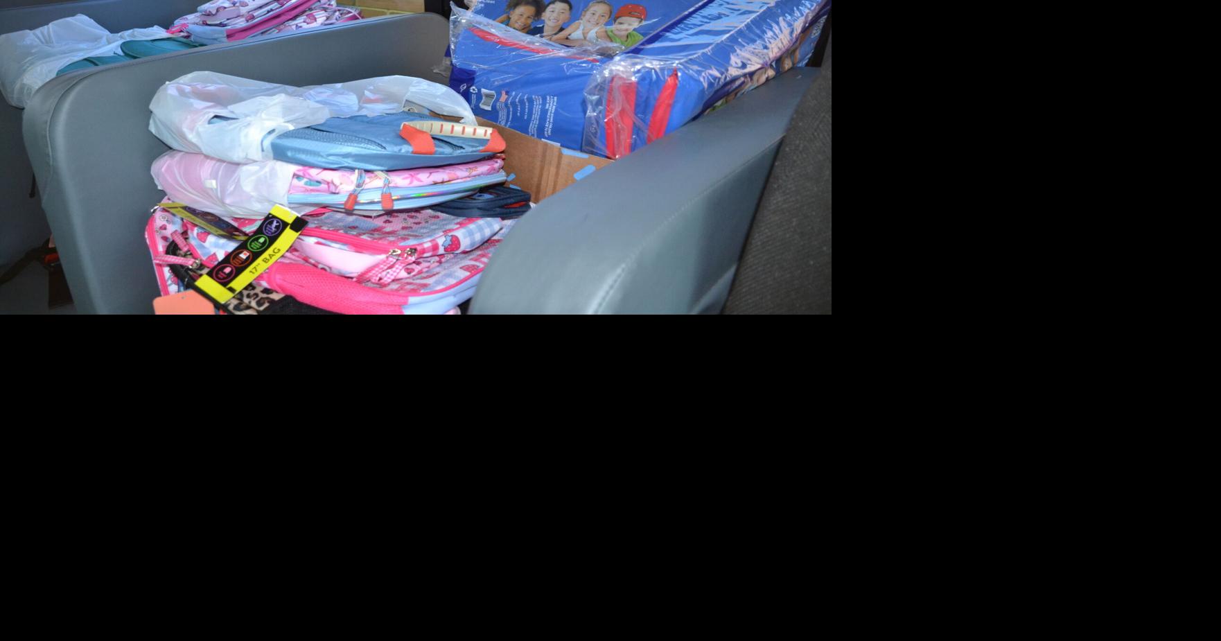 The bus was packed