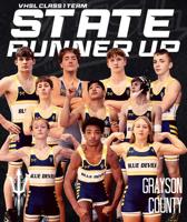 Grayson finishes second in state wrestling meet