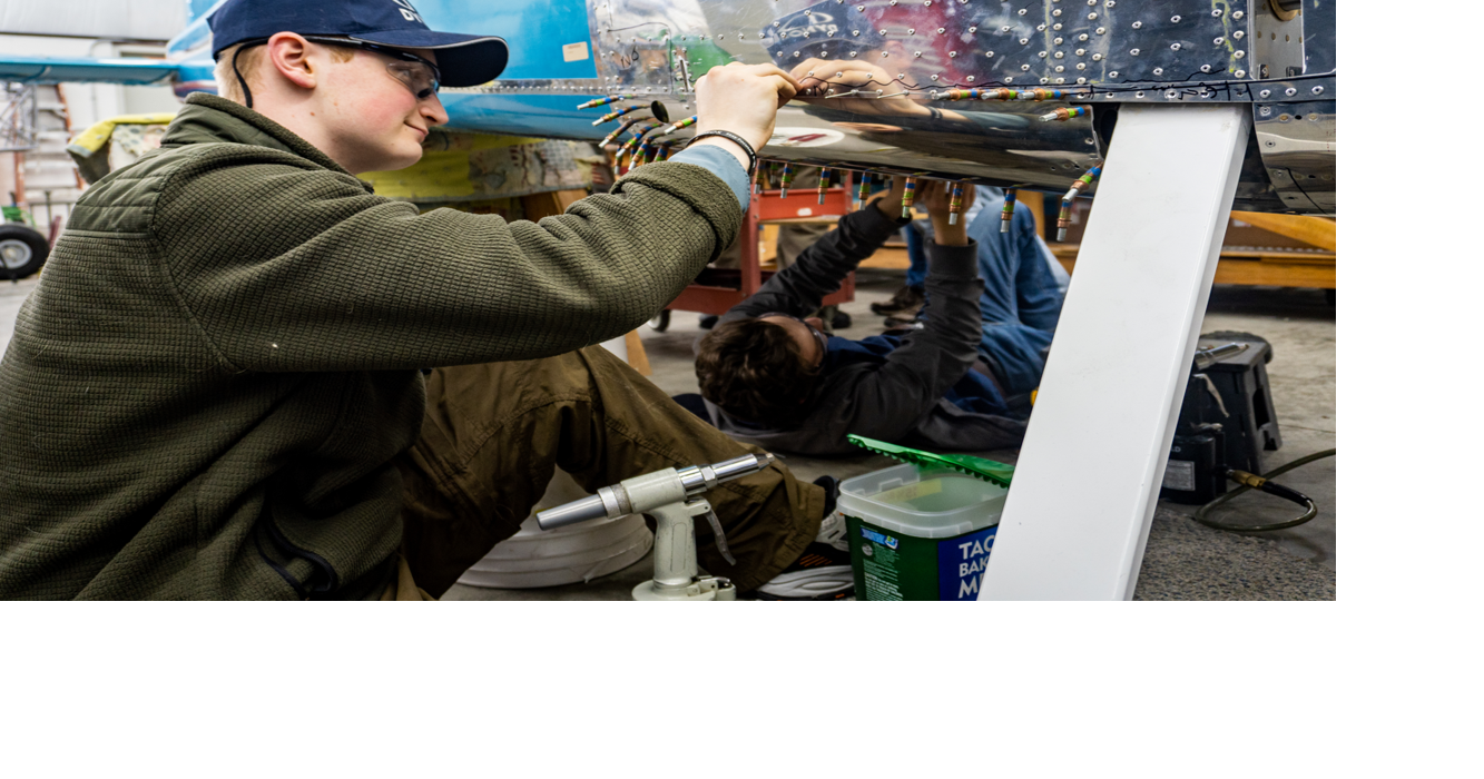Screwdrivers and airplanes Teens build a plane at Independence Airport