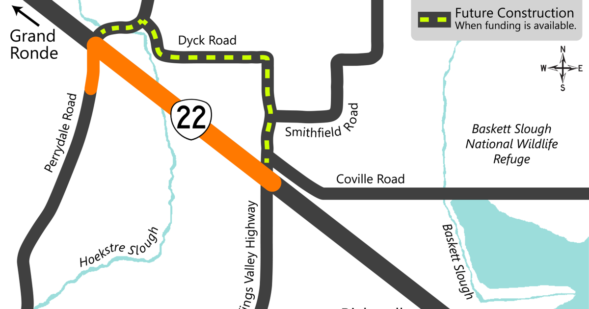 Perrydale Road/Kings Valley Highway project starts this week