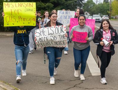 A matter of principal: Students walkout in protest of nondecision