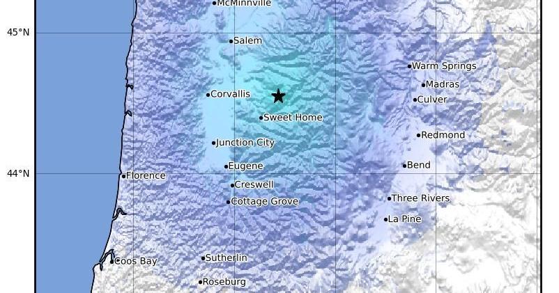 Earthquakes today eugene Earthquakes today eugene