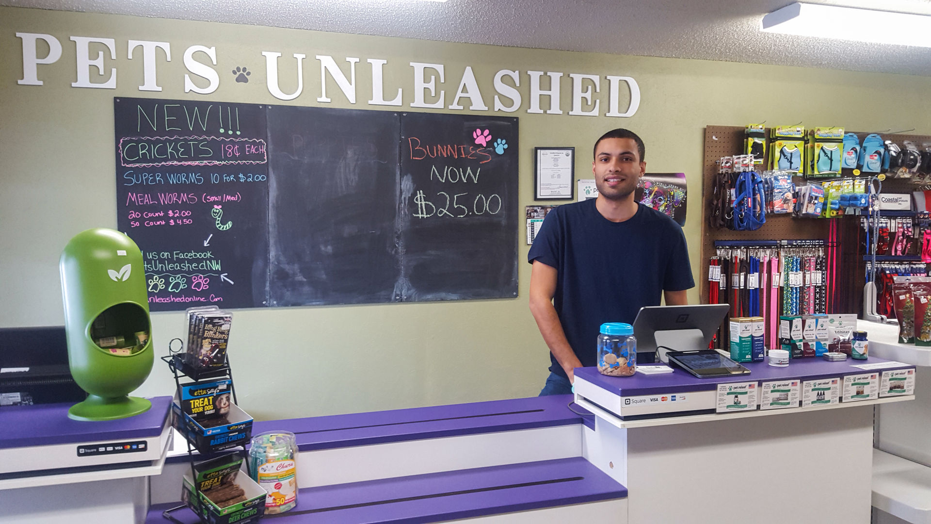 unleashed pet store near me