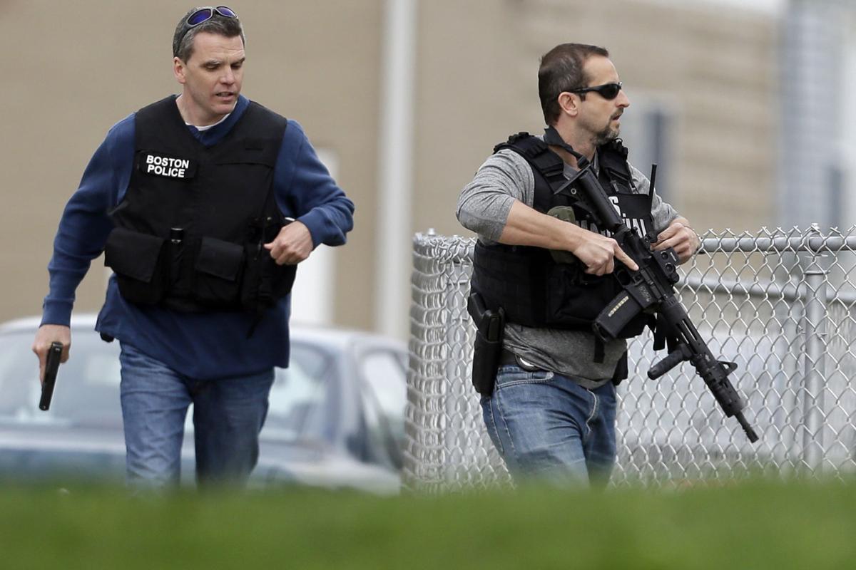 Bombing suspect search