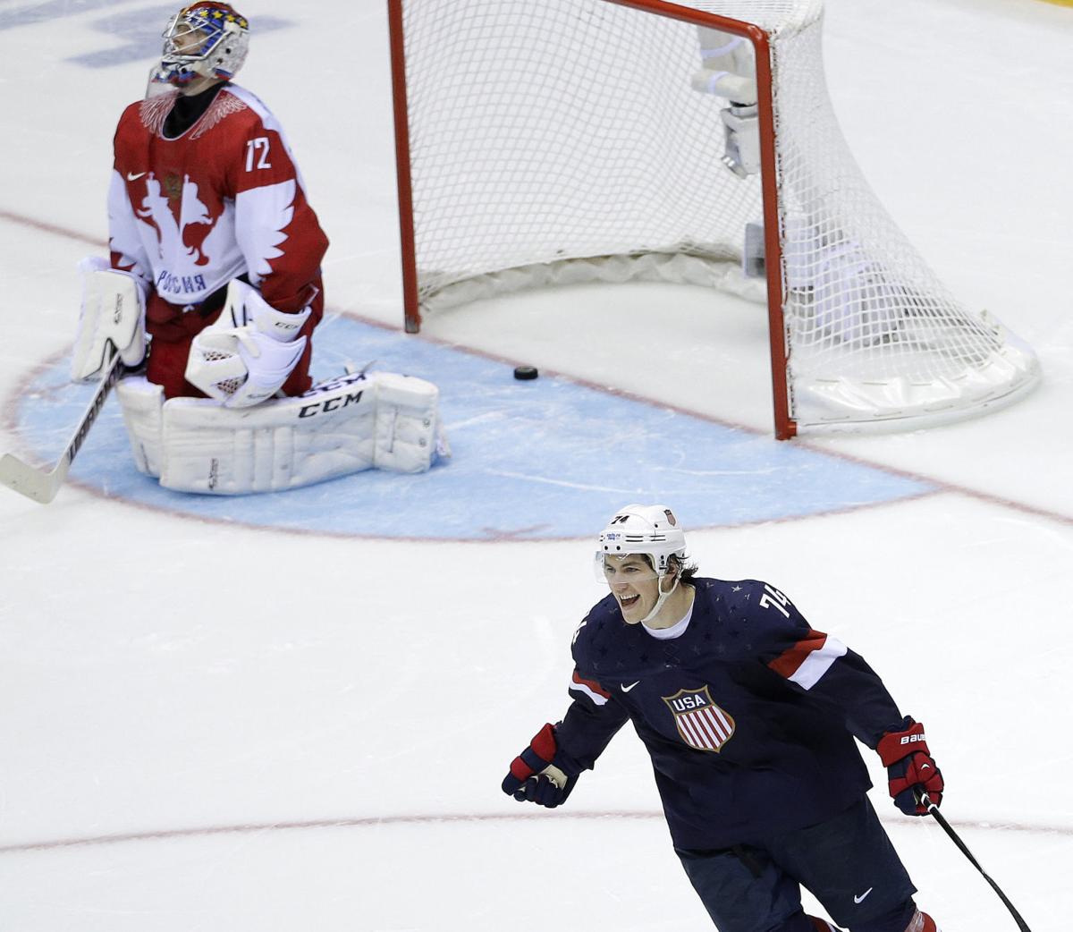 T.J. Oshie and his legendary Olympic shootout vs. Russia, one year later