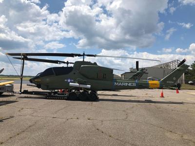 Cobra Helicopter Back At Patriots Point After Renovation Business Postandcourier Com