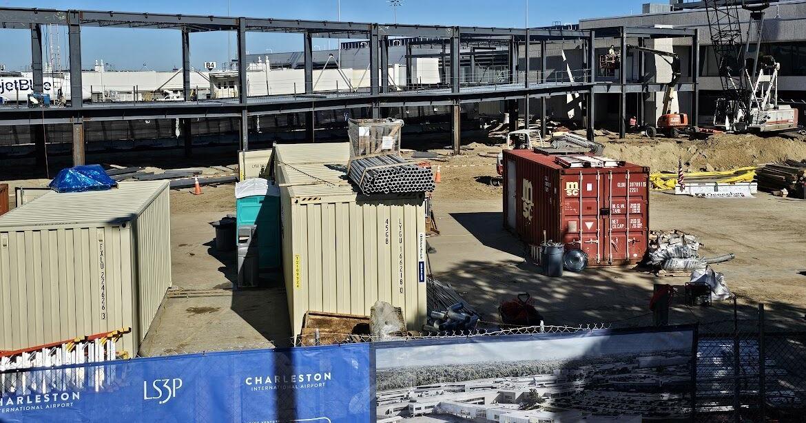 Construction booms at Charleston’s airport with its 2 biggest projects to hit milestones in 2026