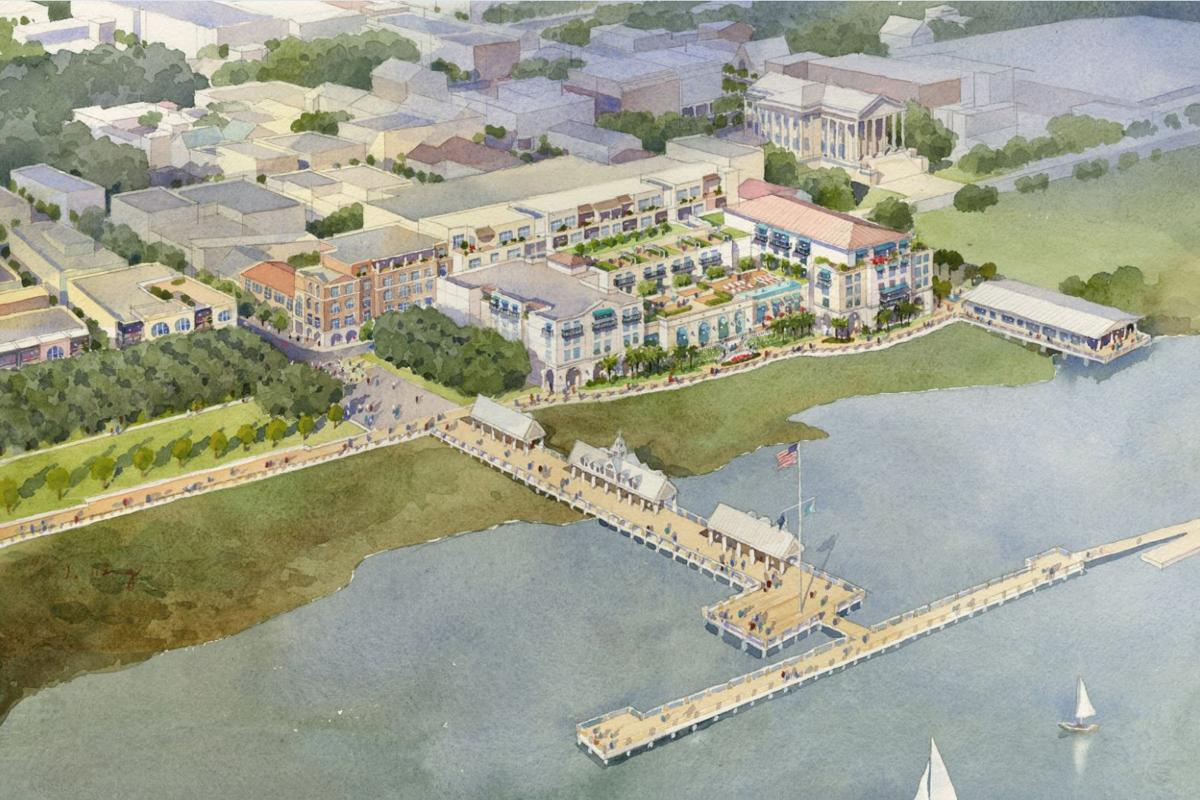 Hotel Development At Former State Ports Authority Building Hotel Development At Former State Ports Authority Building Includes Extension Of Charleston S Waterfront Park