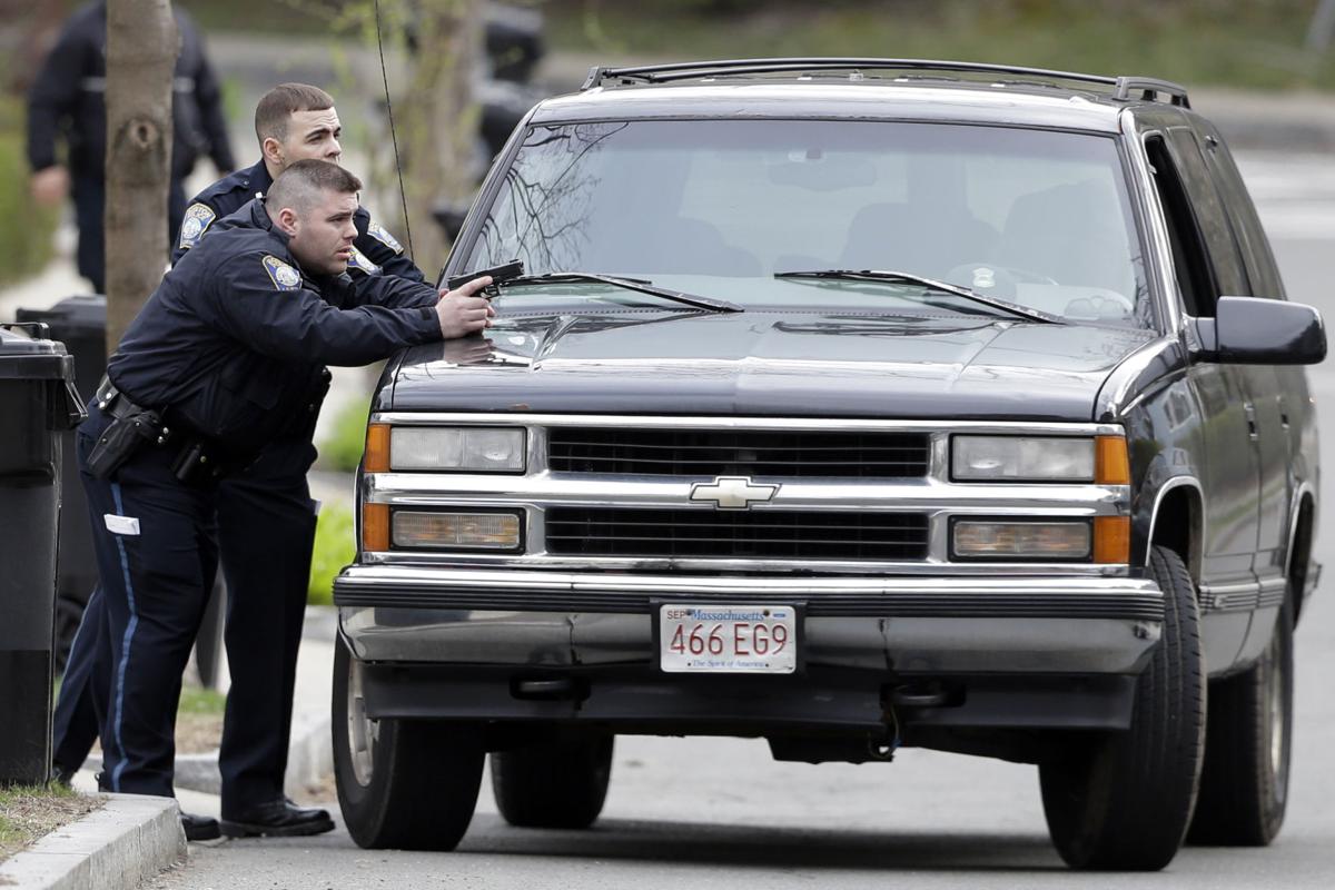 Bombing suspect search