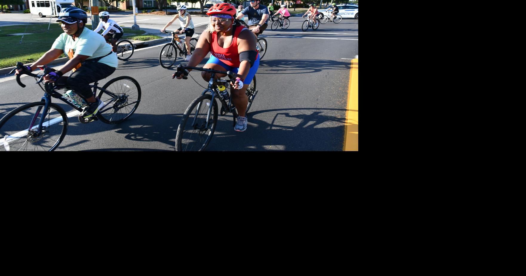Summerville cyclists raise awareness for pedestrian safety