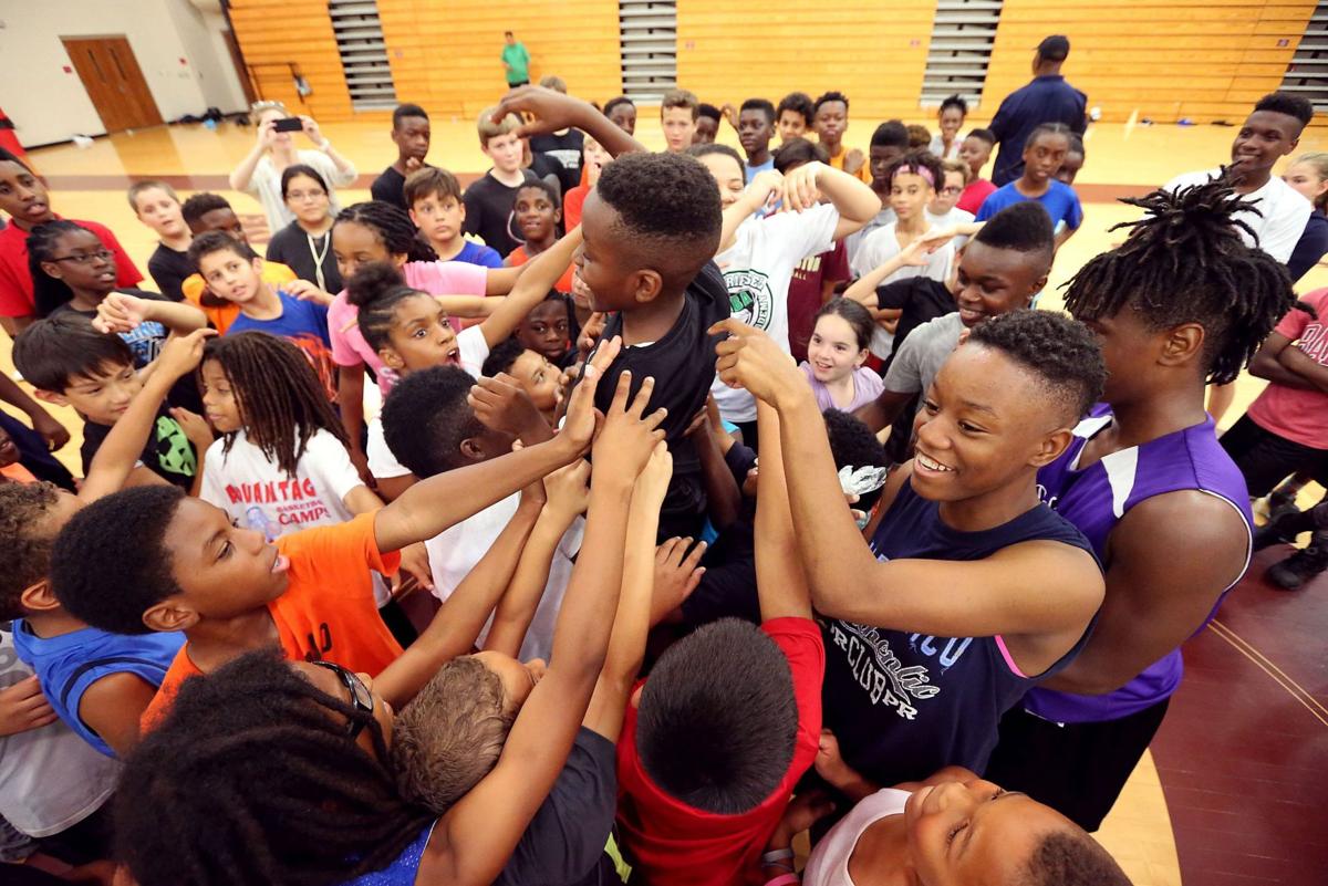 Khris Middleton basketball camp