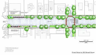 Broad St. plan shows simple design