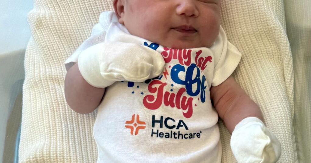 Local babies born on Independence Day