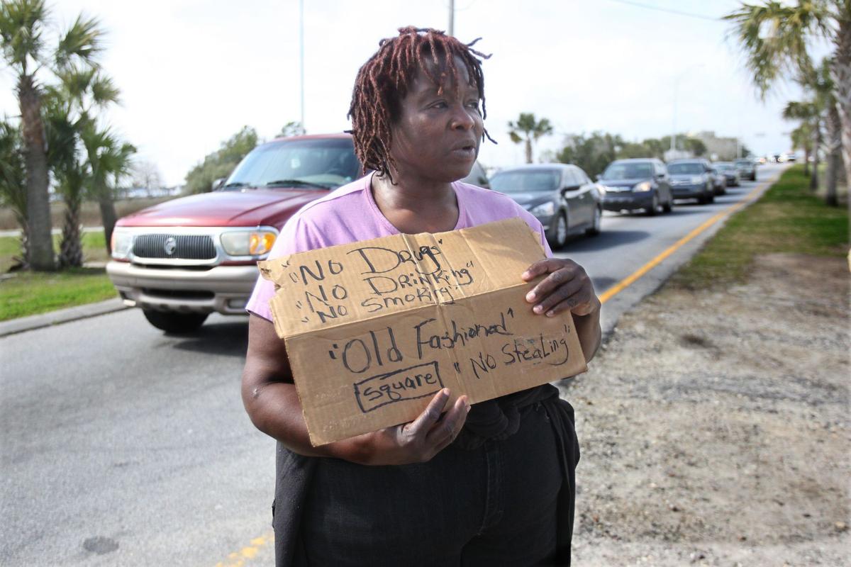 Why is it called panhandling picture