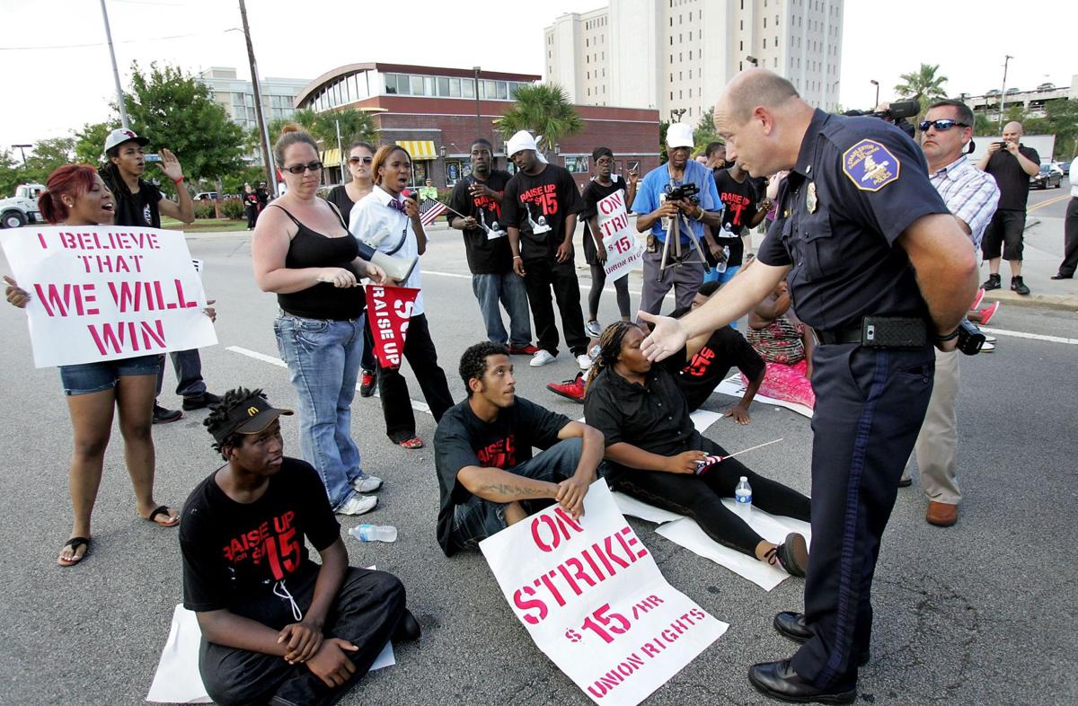 Wage Protest